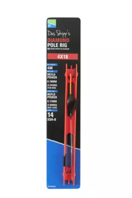 PRESTON 4X12 Diamond Pole Rig — Diamond 4x18